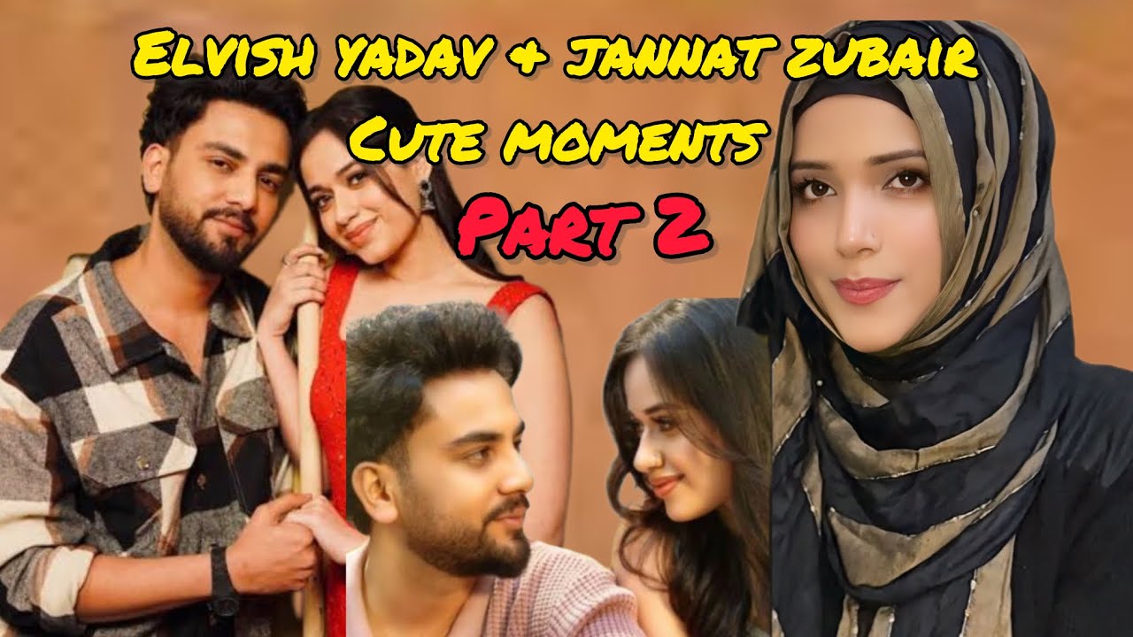 Elvish Yadav & Jannat Zubair Cute Moments Edit 😍 | Reaction Video Part 2 | Viral Moments