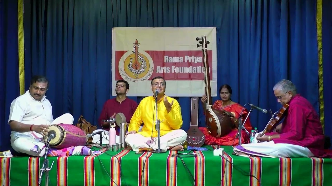 Vid. Madurai T N S Krishna  concert for Ramapriya Arts Foundation Music series on 14.07.2024