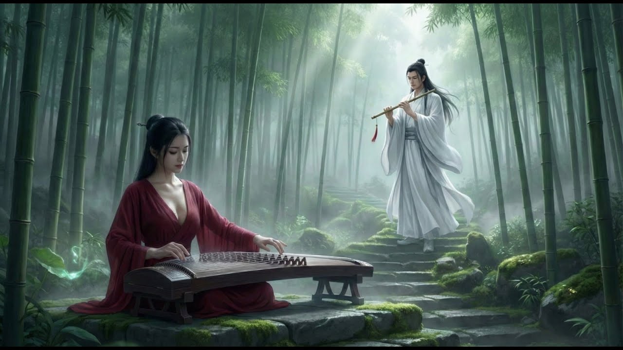 Moonlit Bamboo Forest &ndash; Relaxing Chinese Guzheng & Flute Ambience