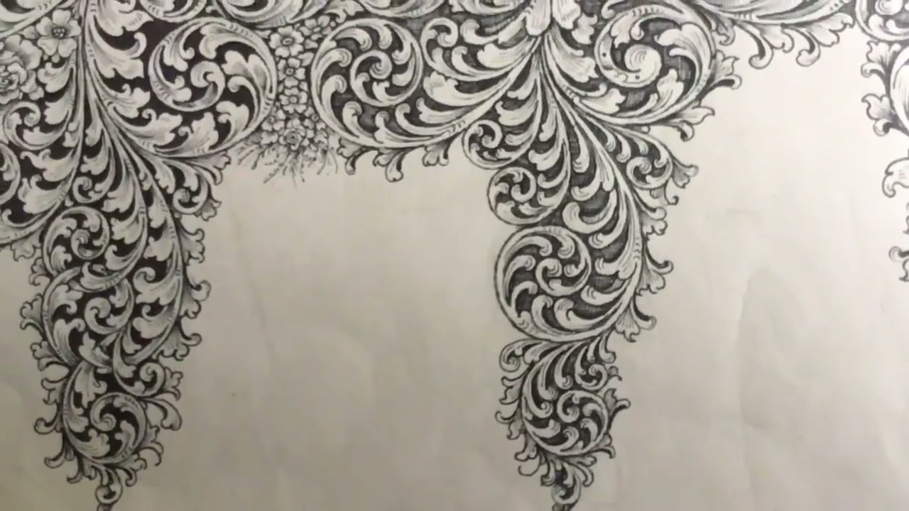 Grand Master Gun Engraver Ken C Hunt Drawing Series 2023