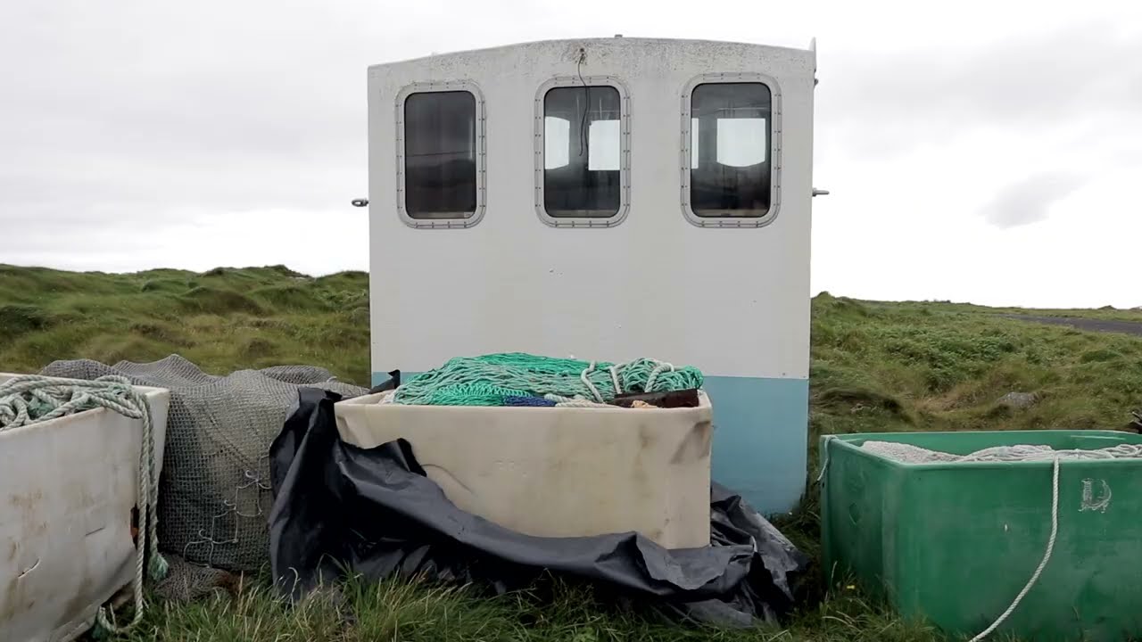 arranmore island | the terrifying STEPS of DEATH in a full force GALE | The Gaeltacht