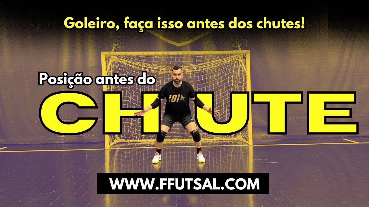 Posição na espera de chute - Dicas para goleiros de futsal #goleiro #futsal