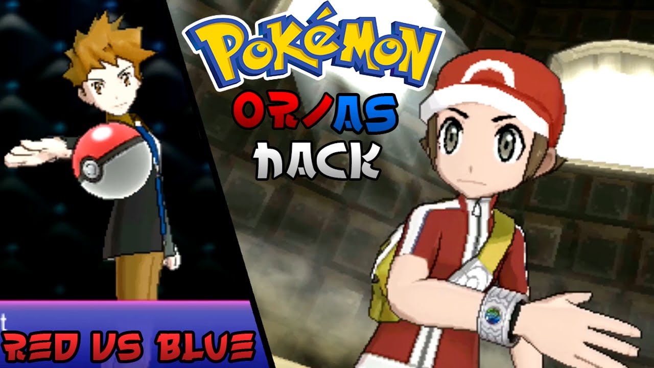 Pokemon Omega Ruby and Alpha Sapphire - Trainer Red  vs Trainer Blue