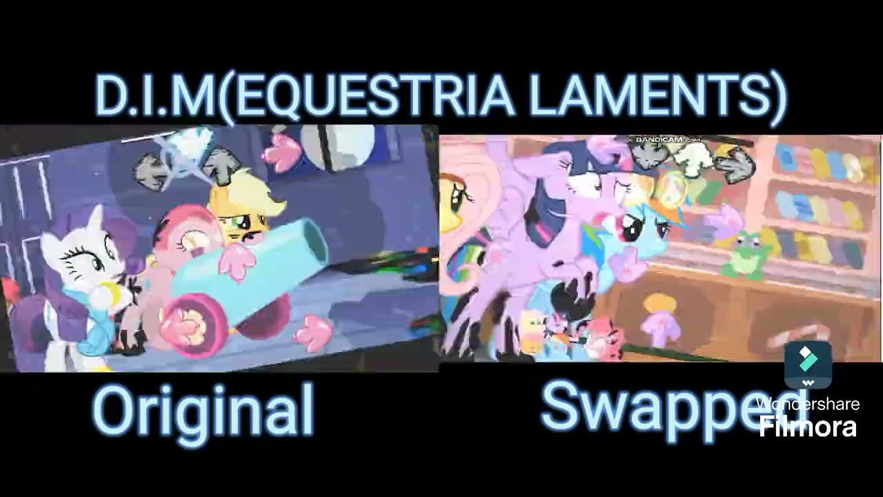 D.I.M(darkness is magic)- Equestria laments original & swapped ver