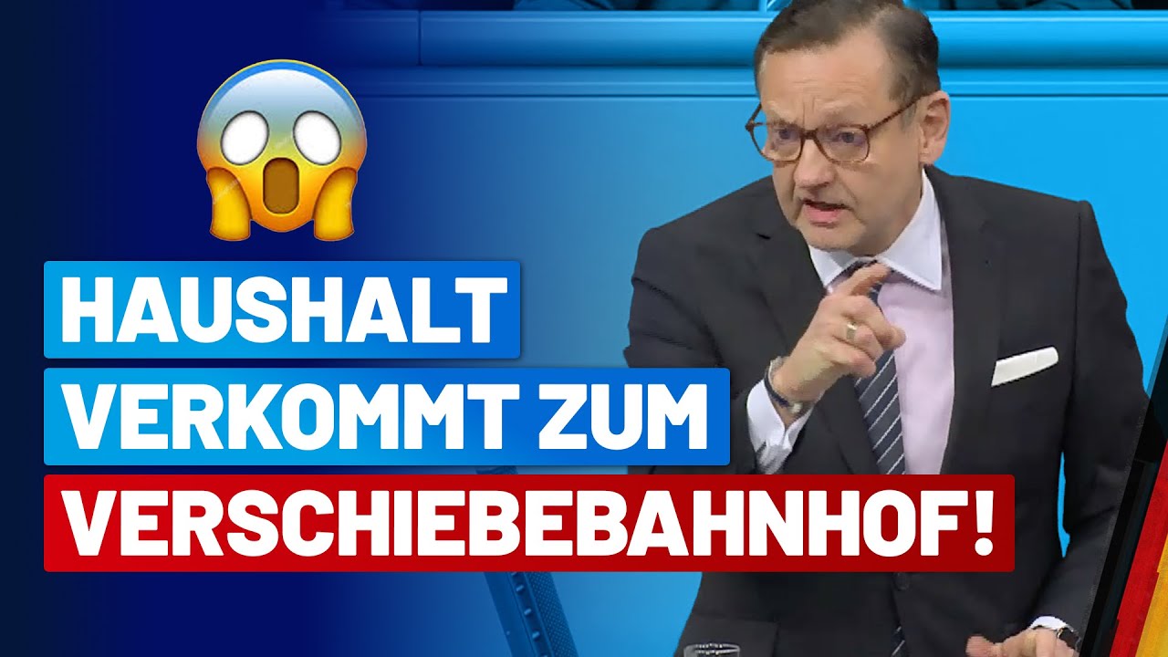 Haushalt verkommt zum Verschiebebahnhof! - Kay Gottschalk - AfD-Fraktion im Bundestag