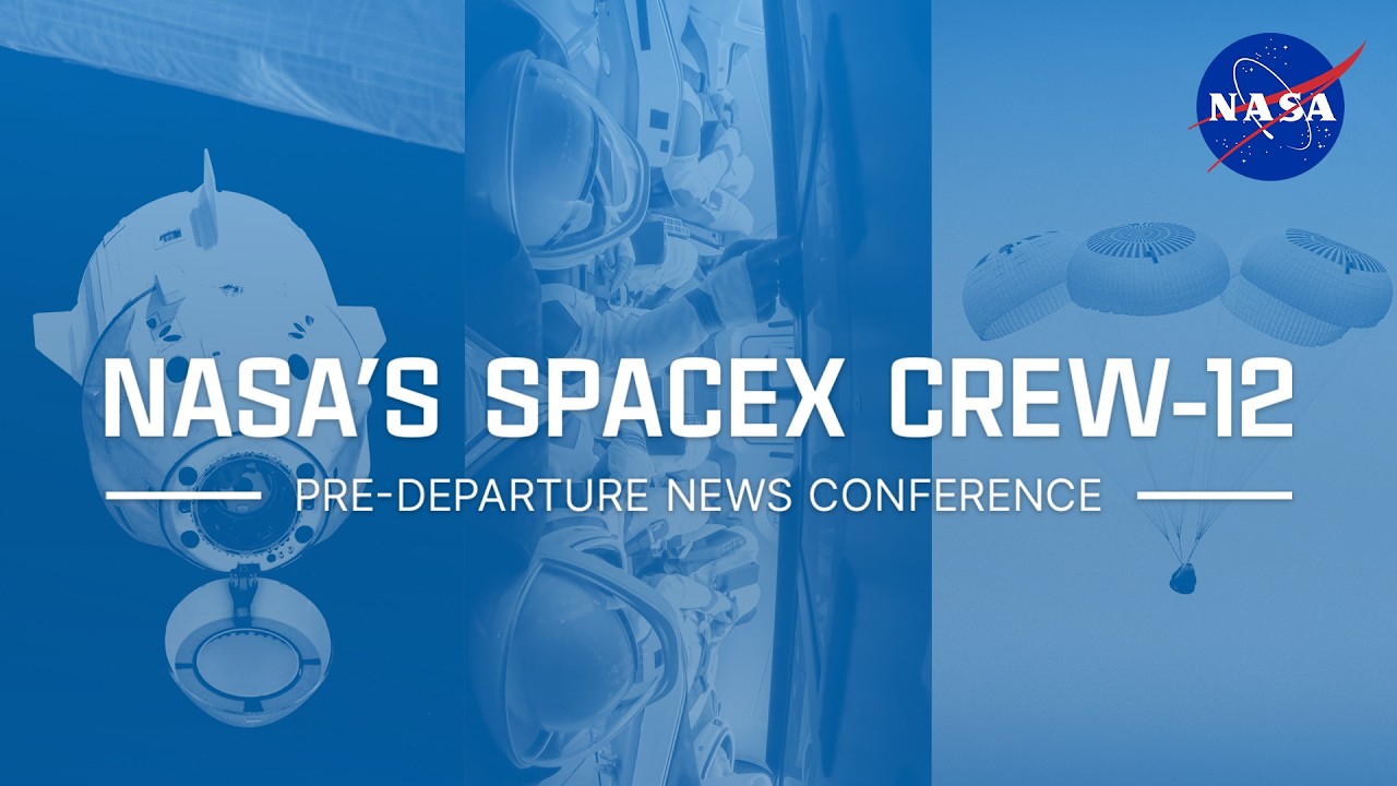 NASA&rsquo;s SpaceX Crew-12 Pre-Departure News Conference (Sept. 16, 2026)