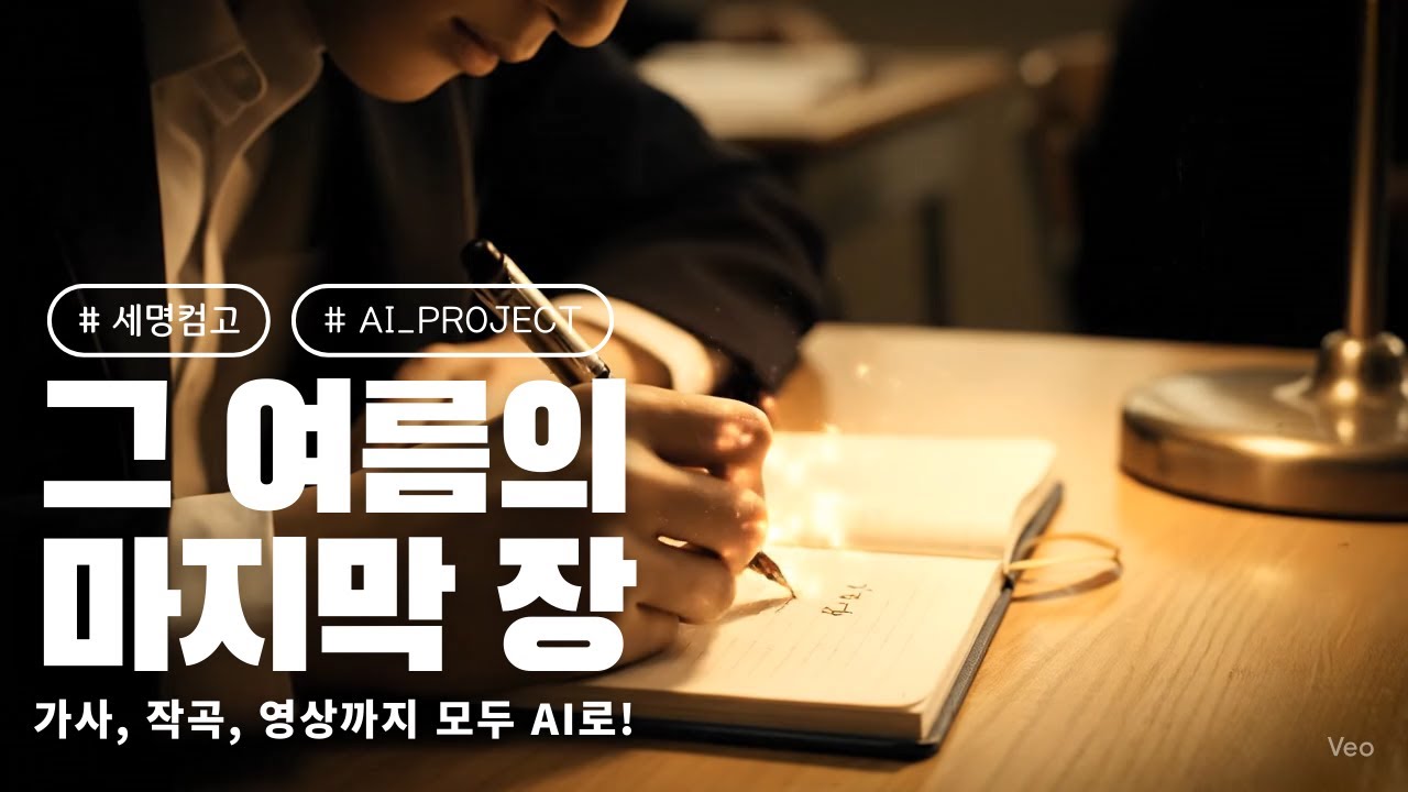 그 여름의 마지막 장 (The Last Page of Summer)｜세명컴퓨터고 AI 프로젝트 MV — ChatGPT × Suno × Gemini Veo3