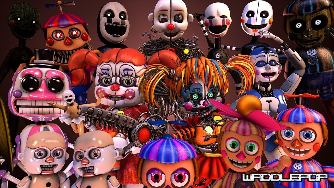 Humanoid Generations V3 | FNaF Speedart (SFM)