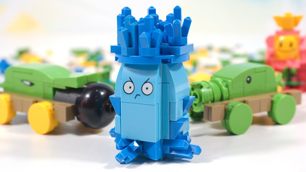 蓝色坚果墙？它叫高冰果 植物大战僵尸积木