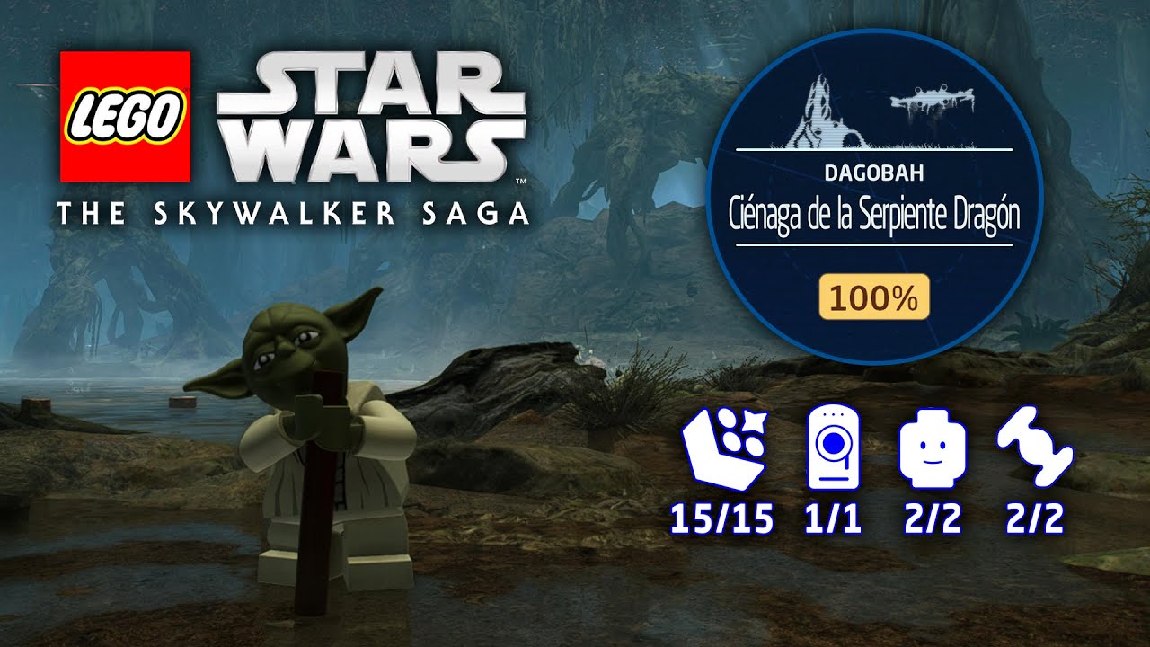 [Gu&iacute;a 100%] LEGO Star Wars The Skywalker Saga - Dagobah - Todos los coleccionables