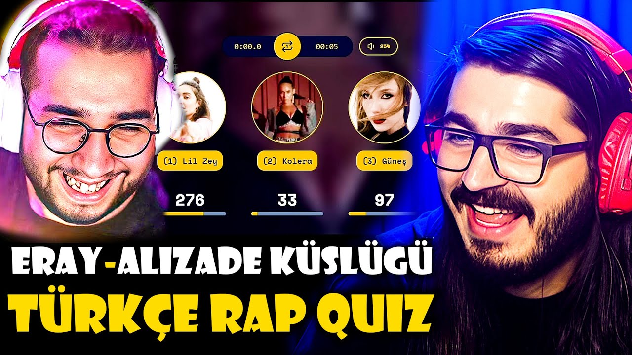 Kendine Müzisyen - TÜRKÇE RAP QUİZİ ÇÖZERKEN ERAY VE JROKEZ GELİYOR! | Alizade ile Eray'ın Küslüğü
