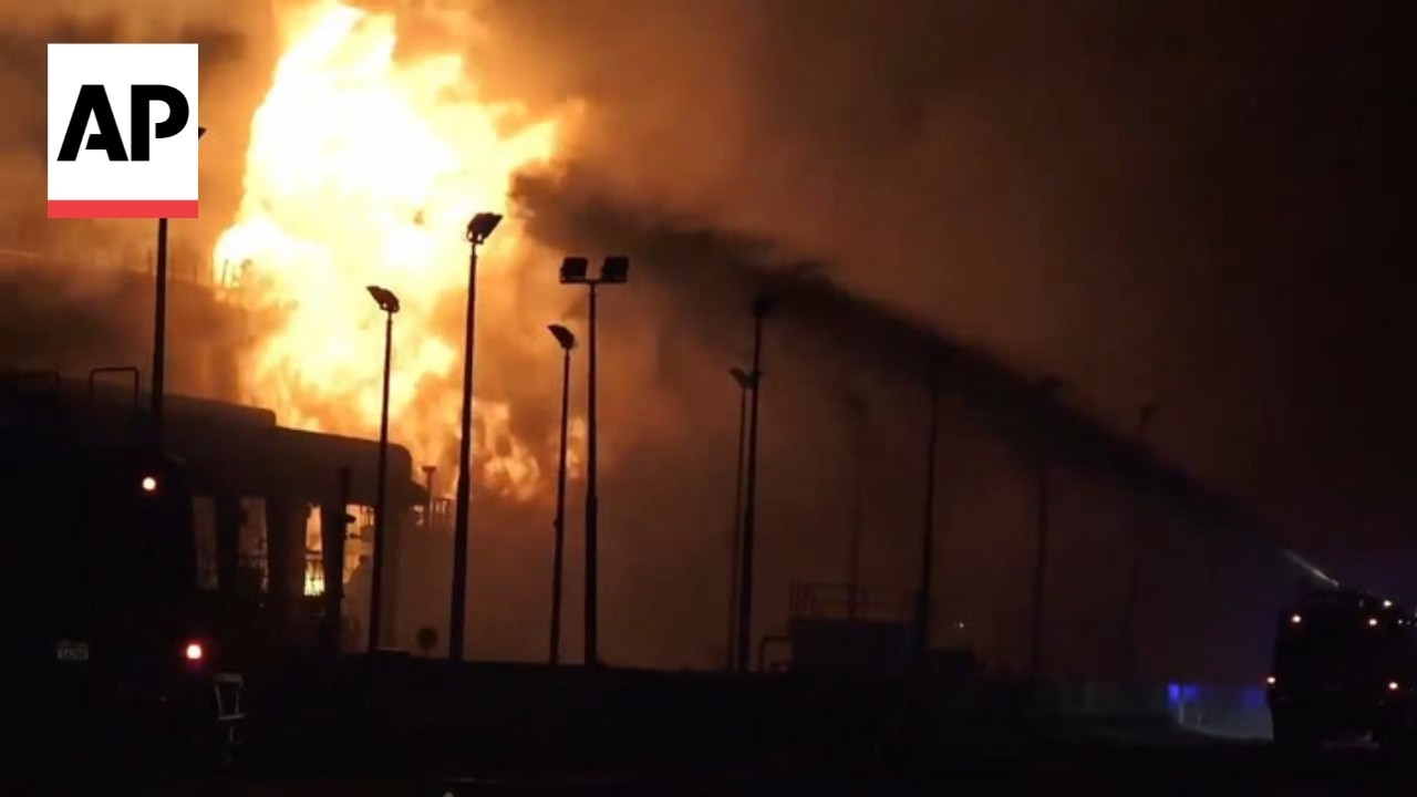 Iran attack triggers huge blaze at Bahrain’s Muharraq government facility