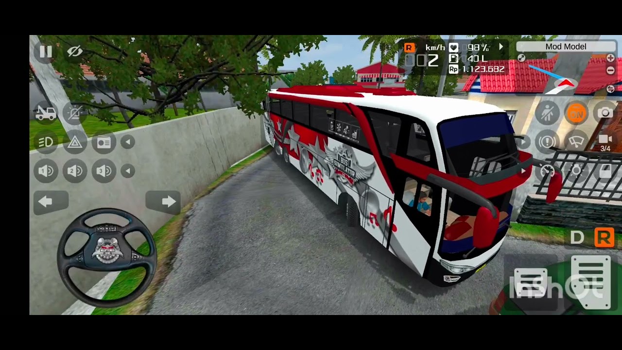 Volvo bus on a narrow road 🚍🔥 | Subscribe for more