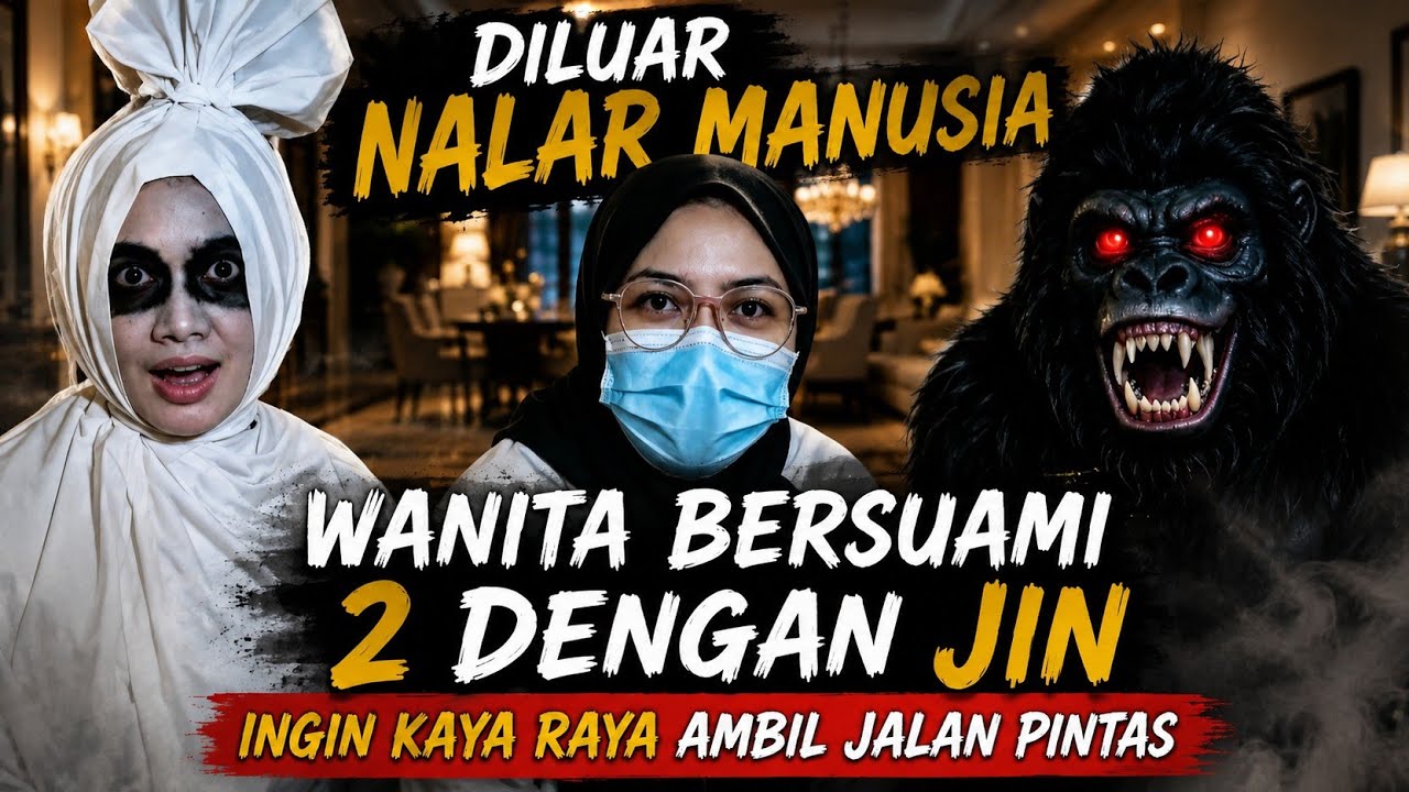 VIRAL!!! PEREMPUAN BERSUAMI DUA DENGAN JIN | BIKIN HEBOH SATU KAMPUNG