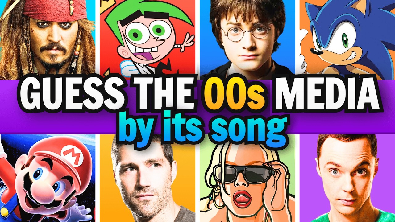 Guess the CARTOON, SERIES, GAMES and MOVIES from the 2000s by the song 🎵🎧 Music Quiz