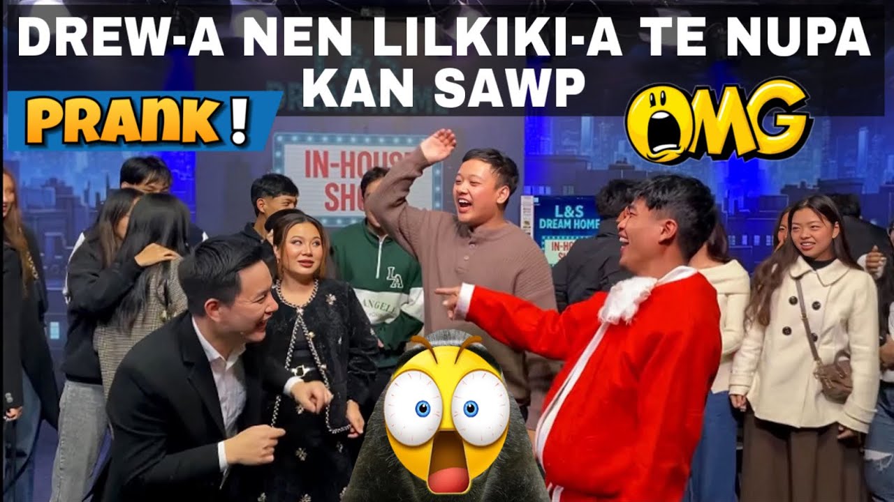 DREW-A NEN LILKIKI-A LEH REBECCA-I KAN CHHAIHBUAI🤭AN MANGANG HMAN NASA🤣PRANK