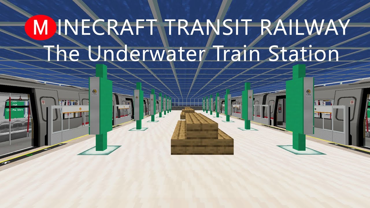 [Minecraft MTR Mod] The Underwater Train Station