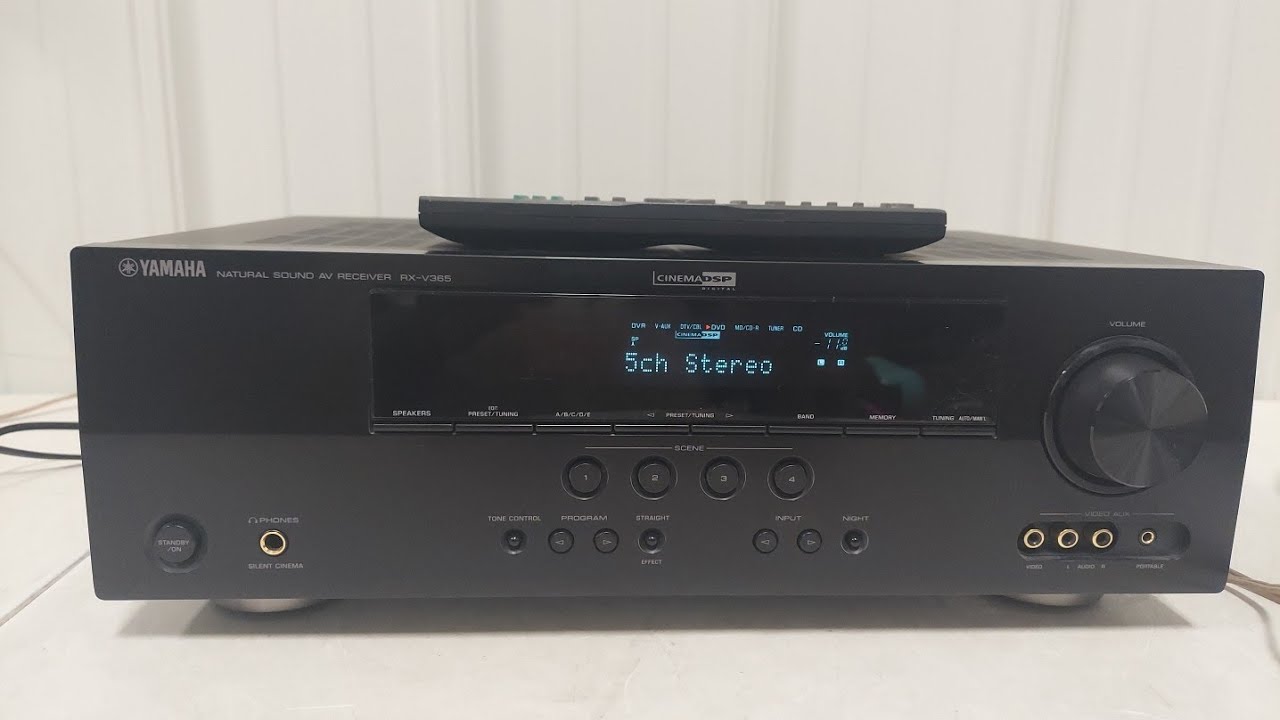 Yamaha RX-V365 5.1 Ch HDMI Home Theater Receiver