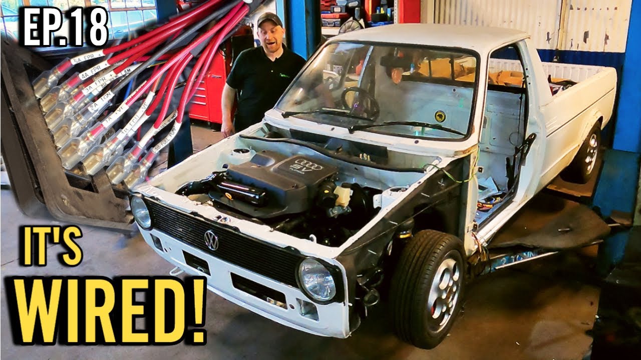 Эпизод 18. Двигатель 20V Turbo TT установлен в CADDY mk1!