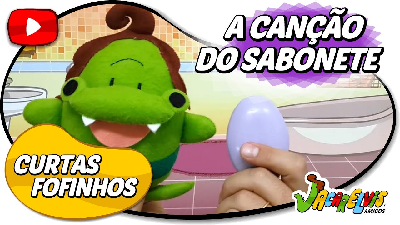 Jacarelvis em: Canção do Sabonete | Curtas Fofinhos