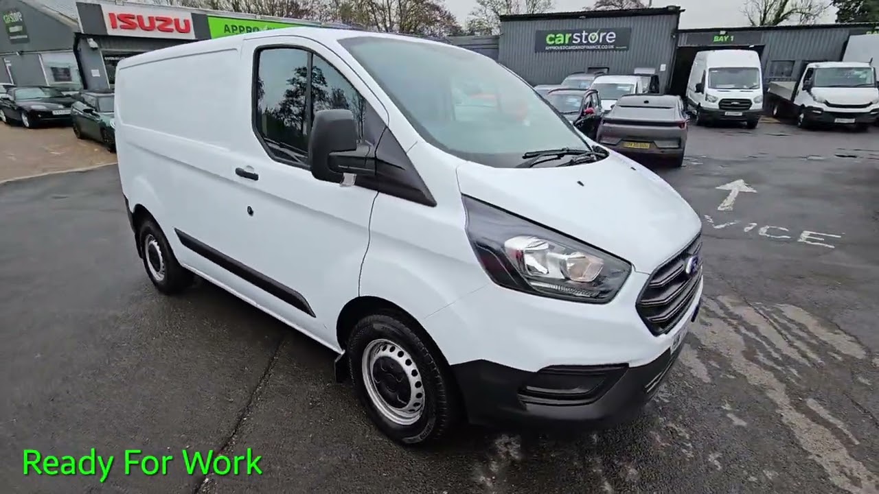 HN72OSA Ford Transit Custom 2.0 Ecoblue 5d 128 bhp Euro 6 Diesel in White on 61,000 Miles
