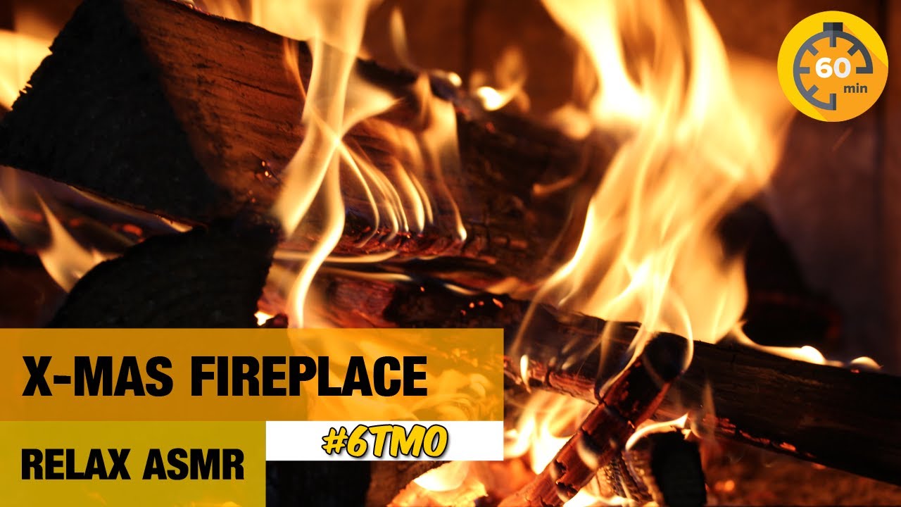 Holiday Fireplace 60 Minutes of Fireplace | HAPPY HOLIDAYS | #merrychristmas