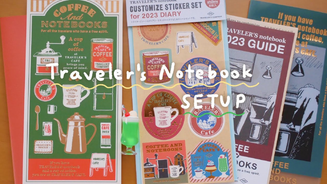 TRAVELER’s notebook 2023 Diary Setup (Monthly Regular Size) | Rainbowholic
