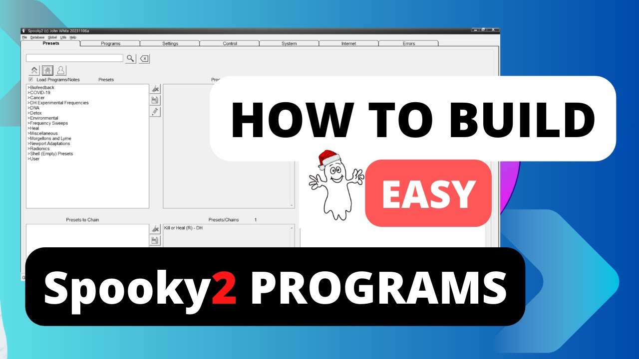How To Build an EASY Program with a Spooky2 Rife Machine