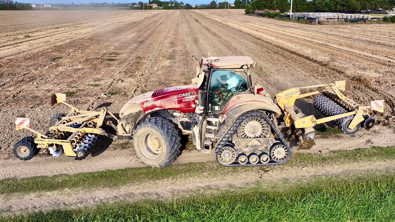 *TOP* Case-Ih Magnum 380 RowTrac | Agrisem Disc-O-Mulch - Cultipolw HD