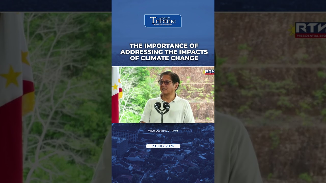 The importance of addressing the impacts of climate change