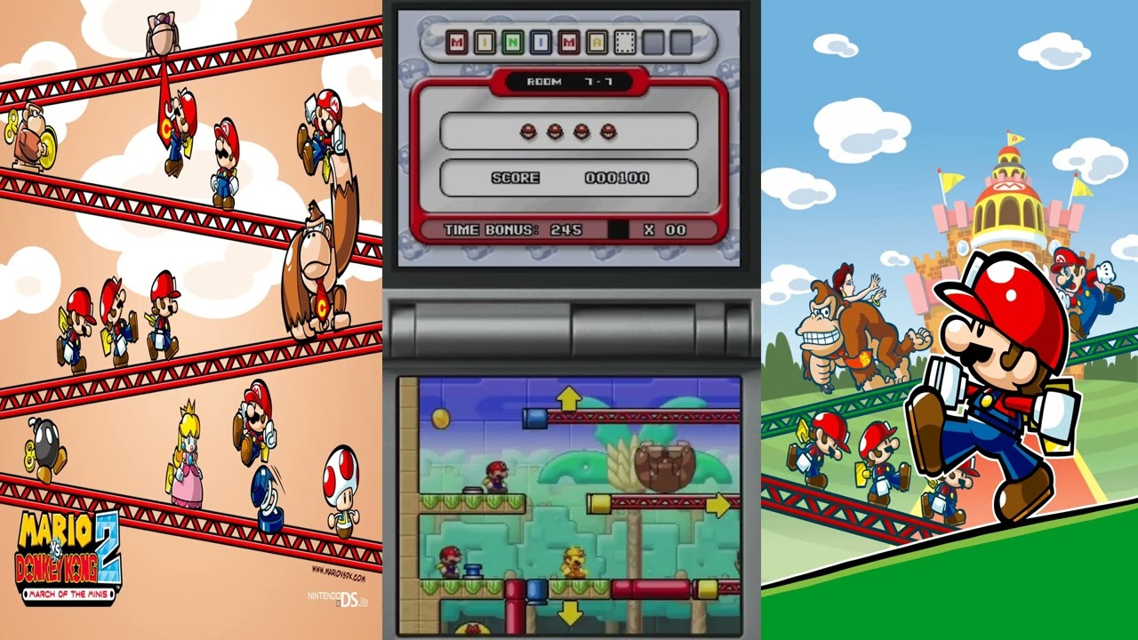 Mario vs. Donkey Kong 2: March of the Minis Part 13: DK's Snapjaws & Bird