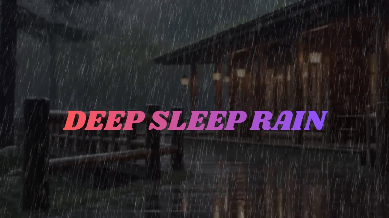 Rain at a Cozy Cabin Terrace Peacefull Sleep Ambience @CozyStormRetreat 