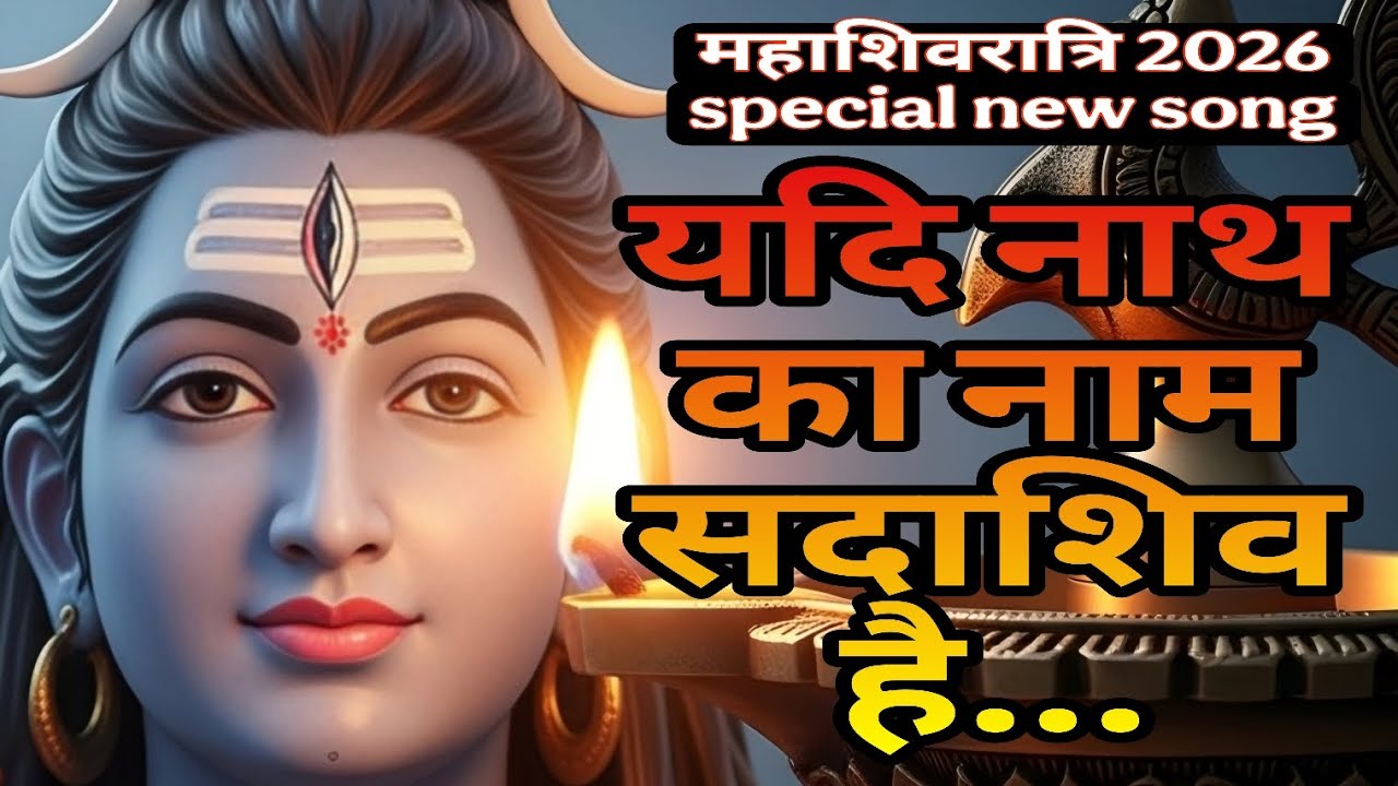 यदि नाथ का नाम सदाशिव है | महाशिवरात्रि 2026 | new bhajan