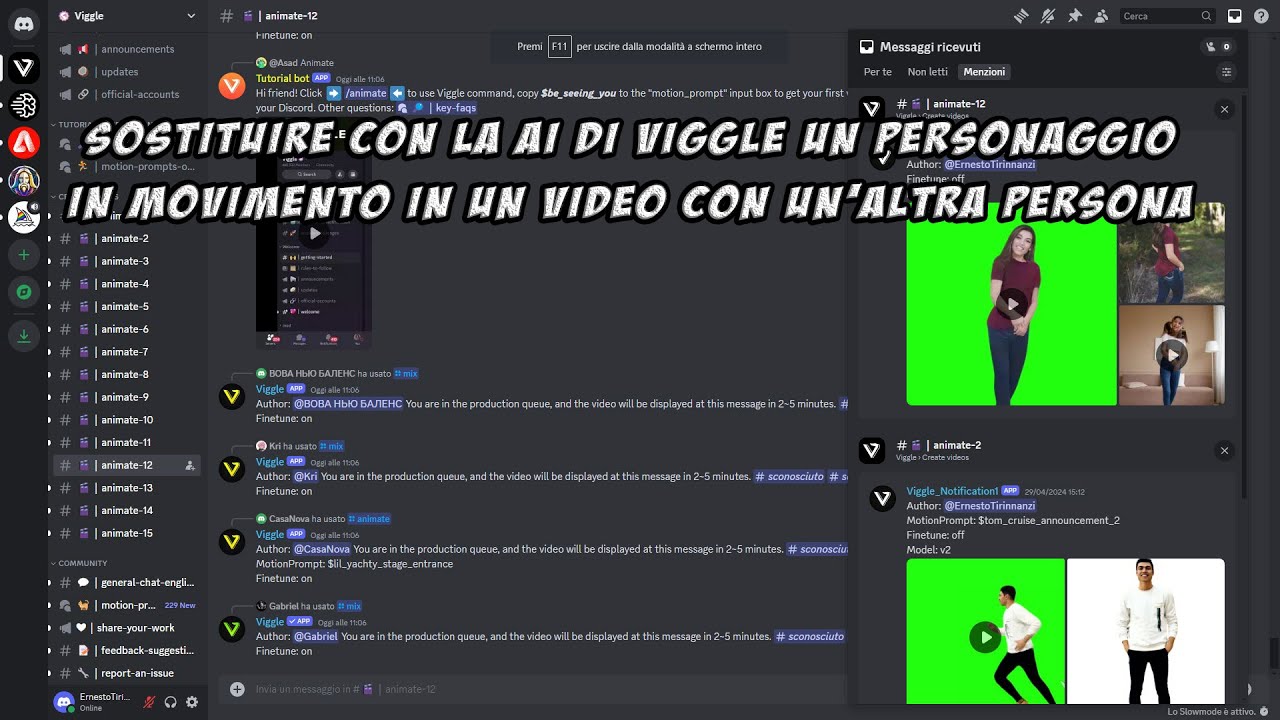 Come sostituire con la AI di Viggle un personaggio in movimento in un video con un'altra persona