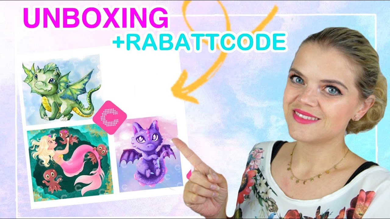 DIAMOND PAINTING UNBOXING 🥰 Carat.art +RABATTCODE