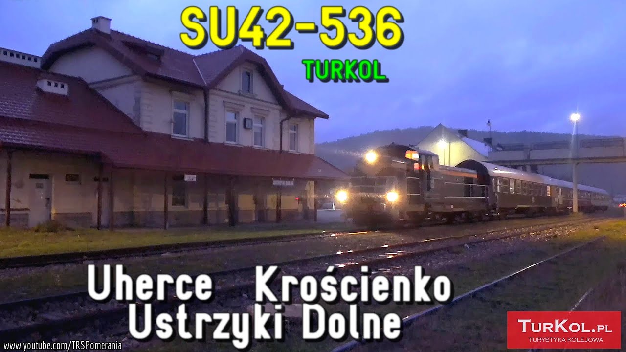 Pociąg specjalny do granicy z Ukrainą! SU42-536 Krościenko // SU42-536 train by the Ukrainian border