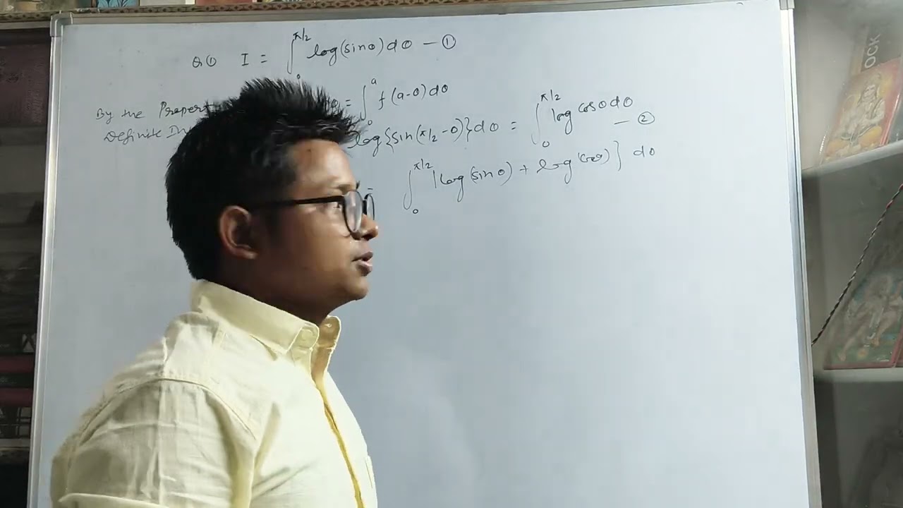 Integration of logsintheta from 0 to pi by 2