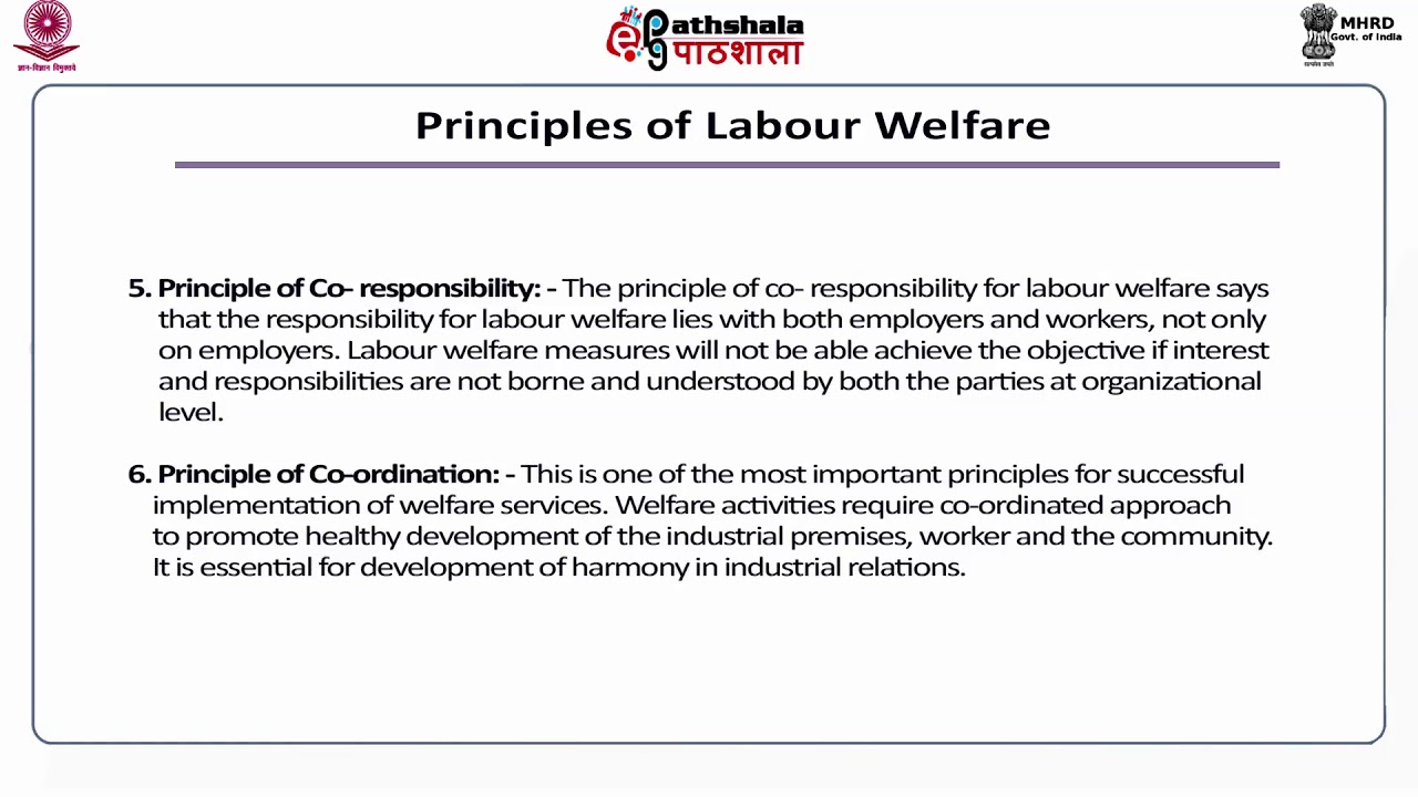 Labour Welfare across Nations