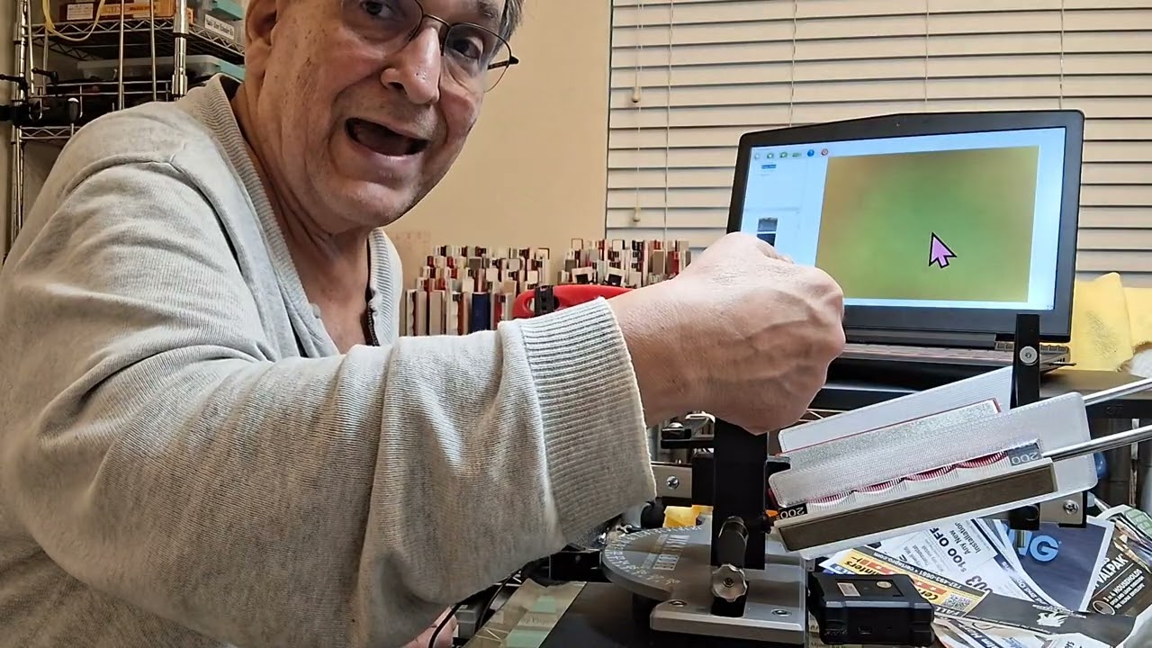 1/3- Burr formation and sharpening strokes demonstrated using Wicked Edge Gen 4 Pro to sharpen