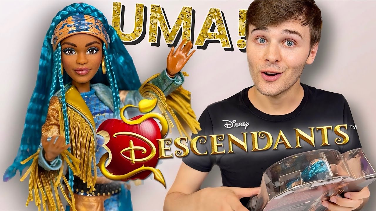 UMA! New Disney Descendants Rise of Red Doll by Mattel! Unboxing & Review!