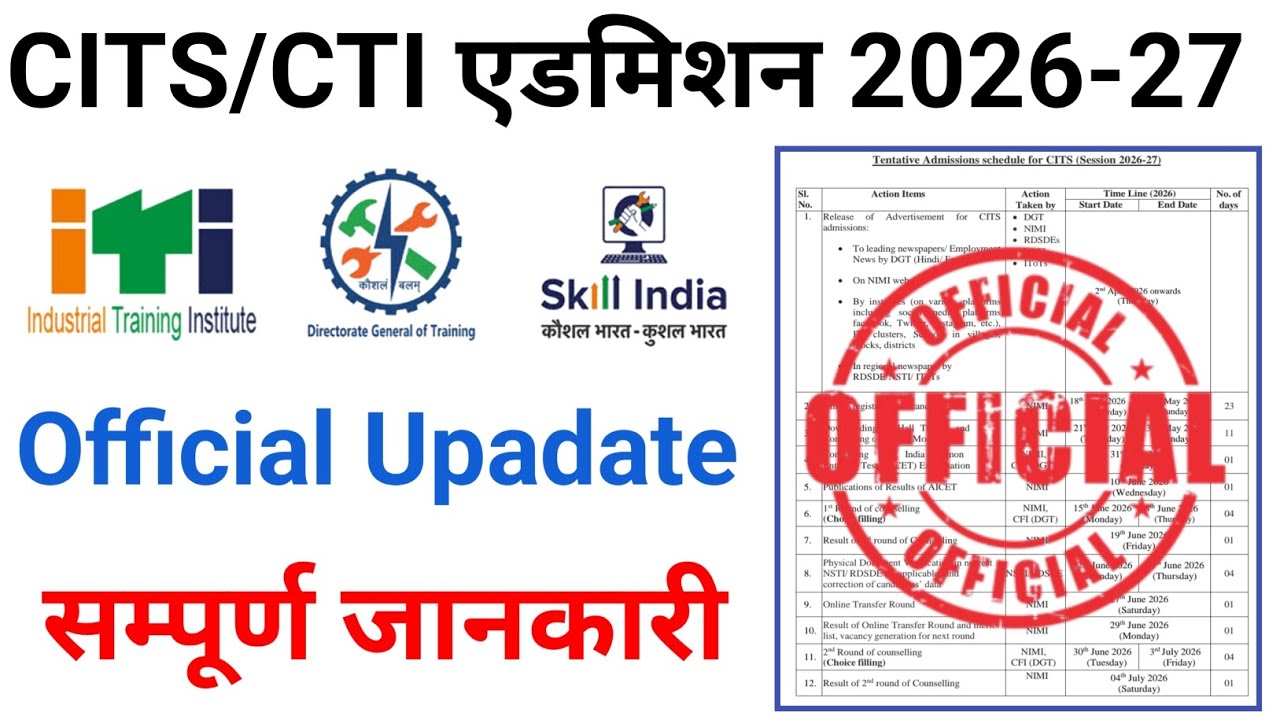 CITS Admission Officially Update 2026/ CITS Admission 2026 New Guidelines 🤩🔥
