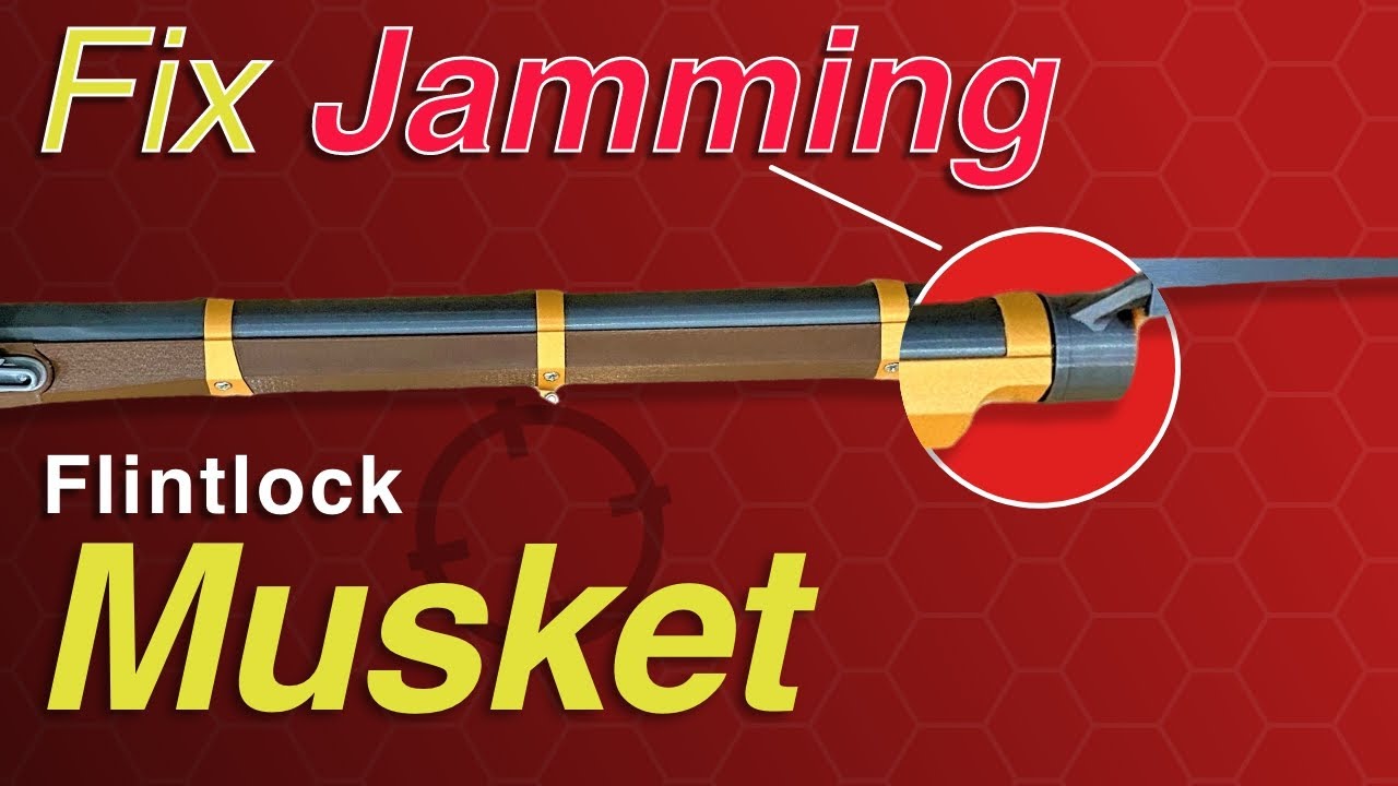 UNJAM YOUR MUSKET | Making it easy!! #flintlockmusket #carneyrex #nerfcommunity #fyp #flf #viral