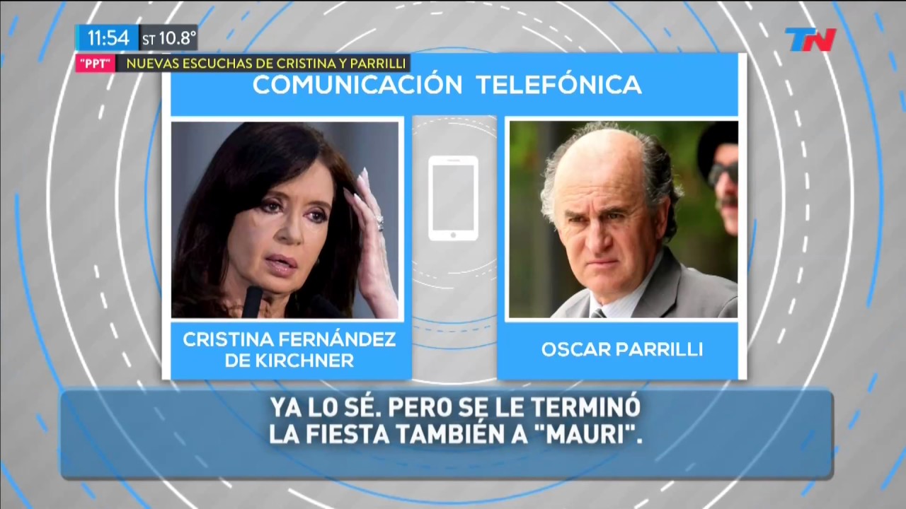 Nuevas escuchas de Cristina Kirchner y Parrilli