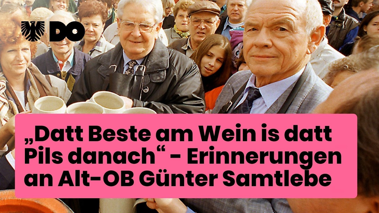 Erinnerungen an Oberbürgermeister Samtlebe - er wäre am 25. Februar 100 Jahre alt geworden