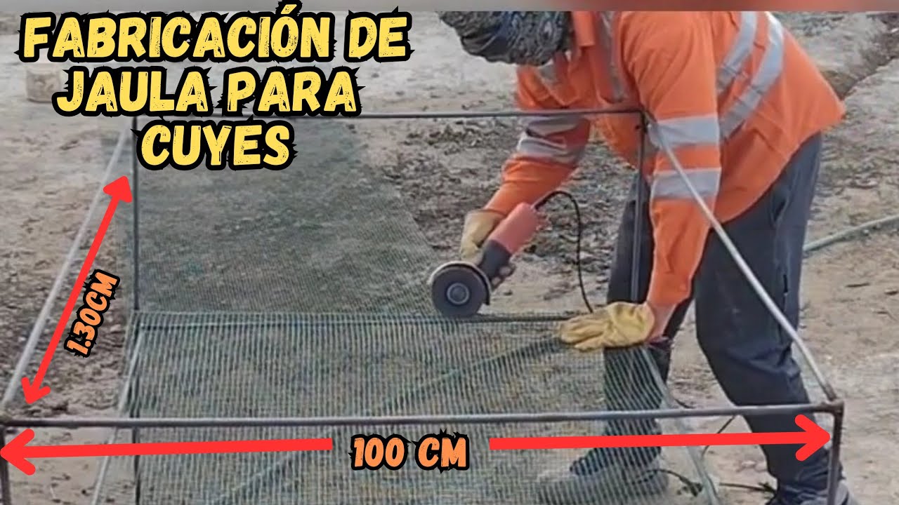 Fabricación de jaula para cuyes paso a paso