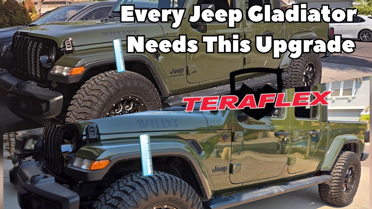 Установка выравнивающего комплекта TERAFLEX JEEP GLADIATOR