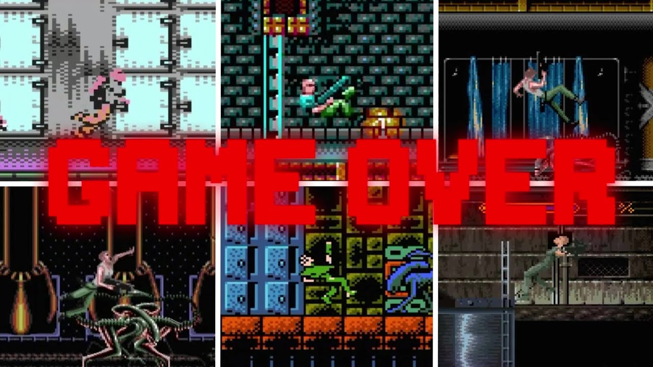 Alien 3 [1992] Game Over Screens (All versions)