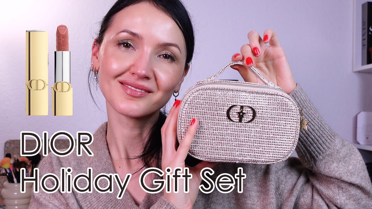 DIOR Holiday Gift Set и помада Rouge Dior лимитка. Тест продуктов и первое впечатление.