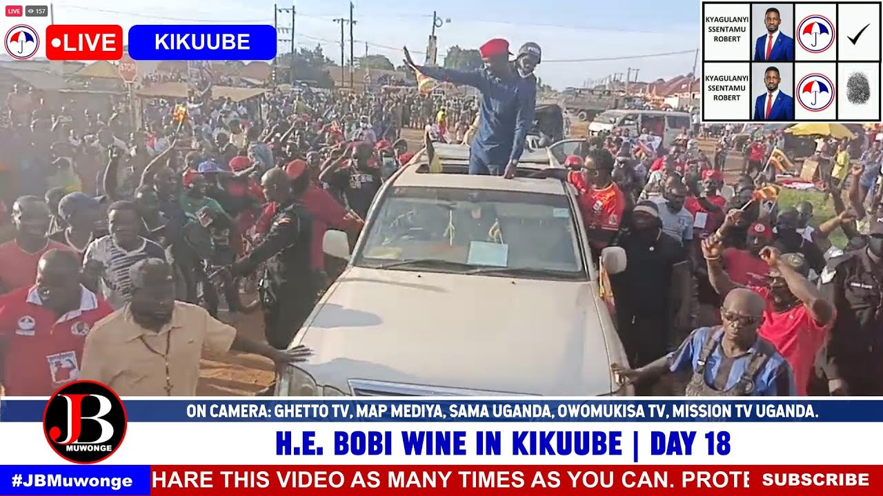 Unbelievable Scenes in Kikuube as Bobi Wine Welcomed Like a King