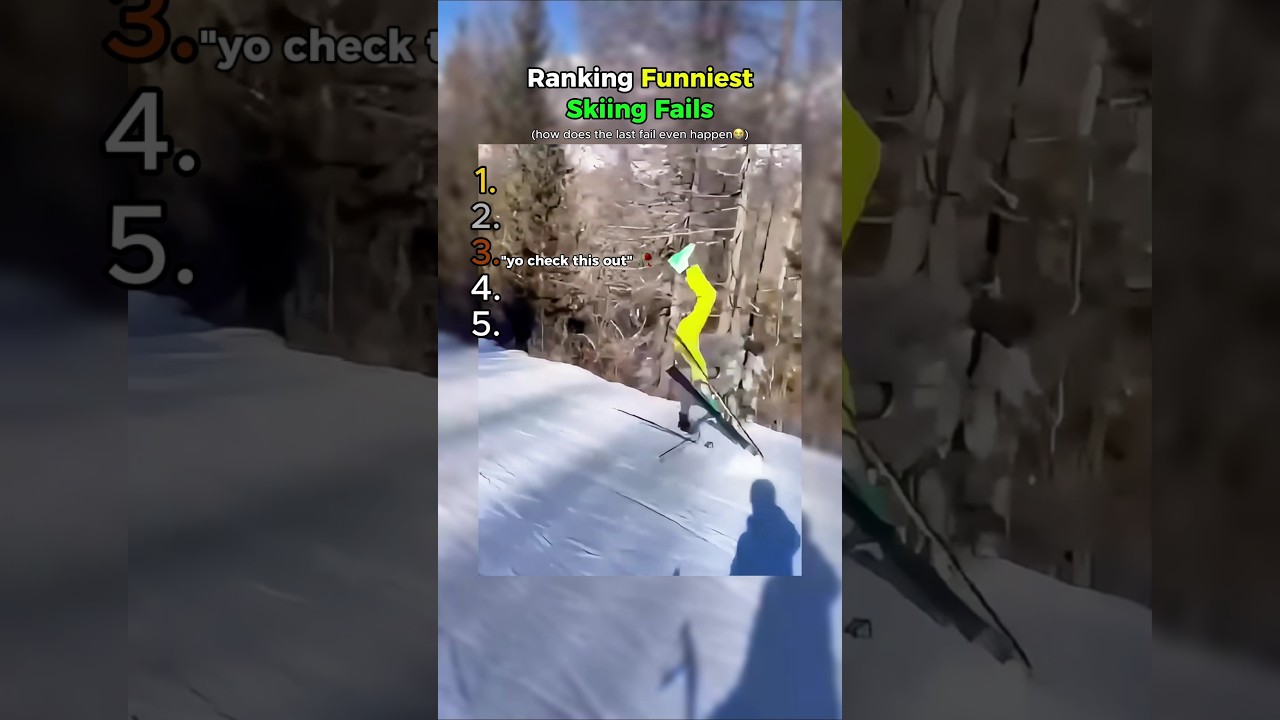 Ranking the Funniest Skiing Fails 💀